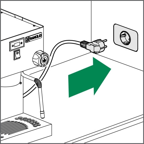 Connect to main power Connect to main power